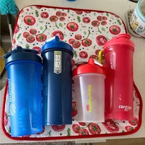 Contigo Pink Shaker Bottle - Leak-Resistant Sport Bottle